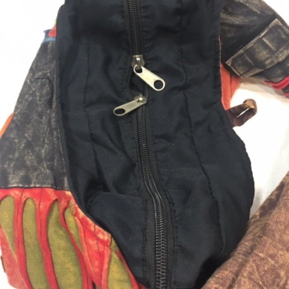 Rising International Cotton HOBO Tie Dyed Floral Shoulder Bag Nepal - Picture 6 of 14